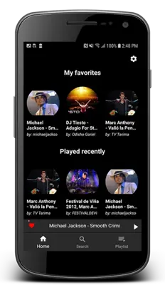 zTuber Music android App screenshot 1